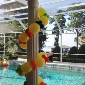Quick Link Column wraps and Pool Arcs by ballooncoach.com