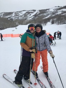 Dianna enjoying the slopes of Utah while her business was still running in TN!