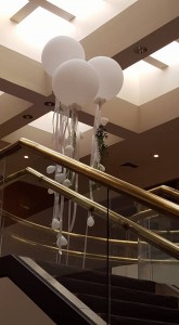white balloons 3 ft cody inside