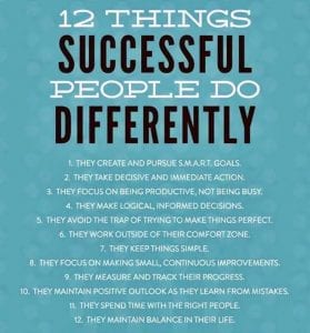success 12 things