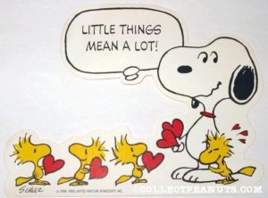 Little things mean a lot snoopy
