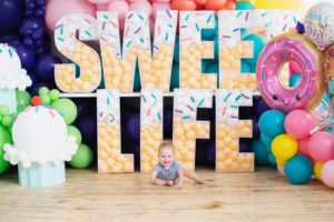 Sweet Life Balloons with Baby