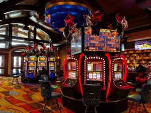 Casino star decor for slot machines