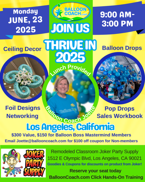 Los Angeles Summer Class with Balloon Coach June 2025